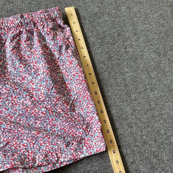 Columbia PFG Swim Trunks Mens XL Blue Red Floral Palm Board Shorts 5" Inseam - Picture 9 of 10